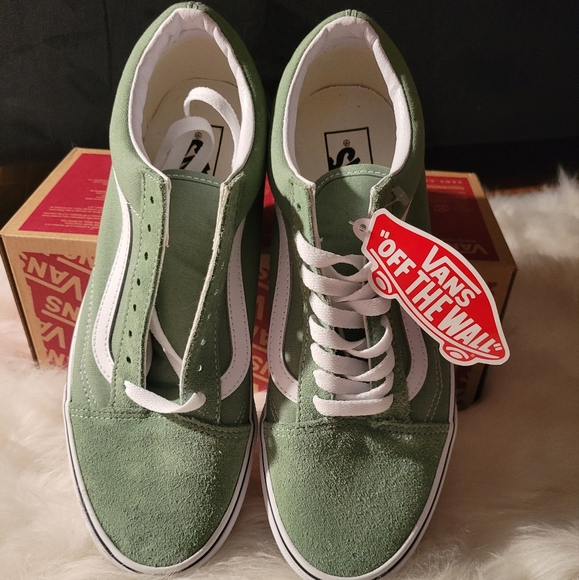 RARE COLOR VANS OLD SKOOL SHALE GREEN - Picture 3 of 8